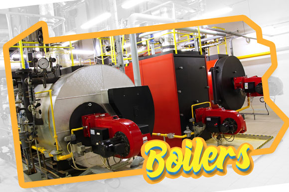 natural gas boilers in a PA state cutout